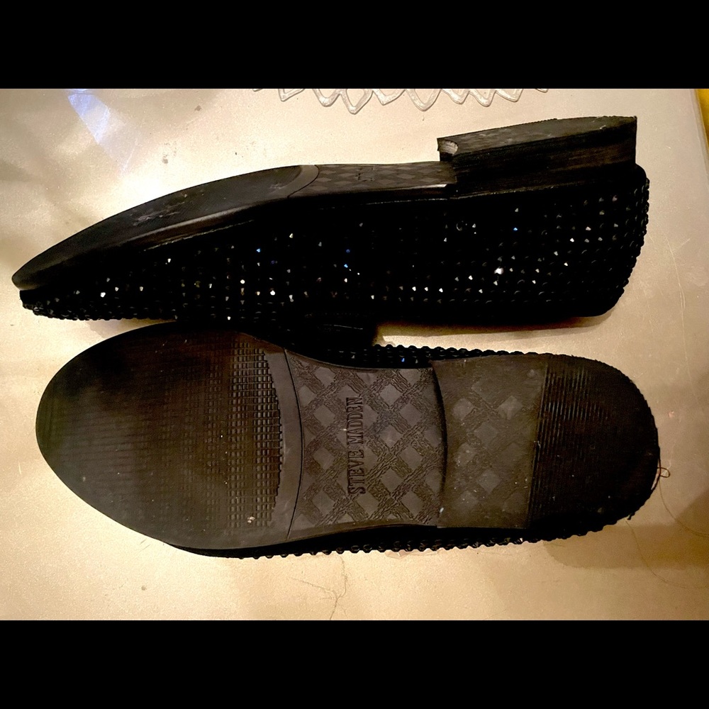 Mens Steve Madden Caviarr Black Smoke Shoes - Picture 4 of 5